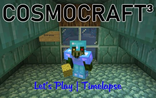 Minecraft Timelapse :: CosmoCraft 3 :: Monument Sponging, Part 2