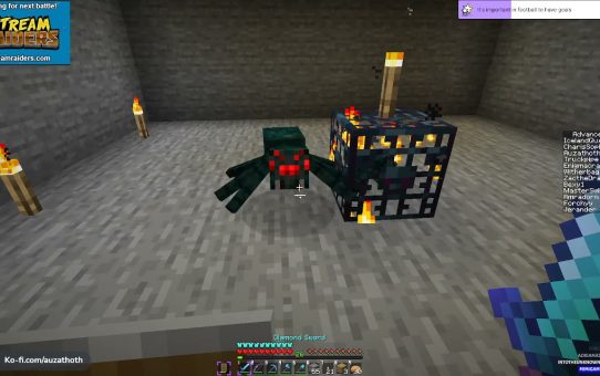 Minecraft - MiniLyf Stream #2 - Spider Farm for String